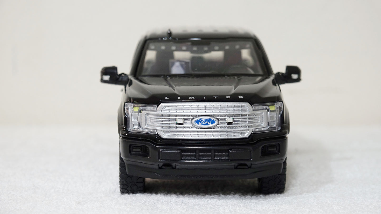 1/24 scale Black Undercover Police 2019 Ford F-150 with custom added lights and siren. !!FREE SHIPPING!!