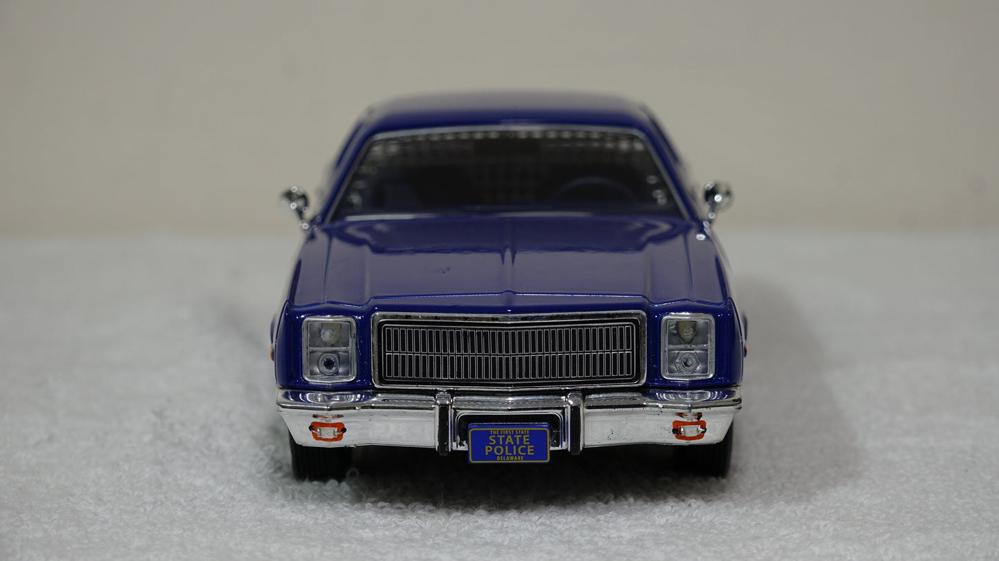 1/24 scale Delaware State Police 1978 Plymouth Fury with custom added Lights and Siren  FREE SHIPPING!!