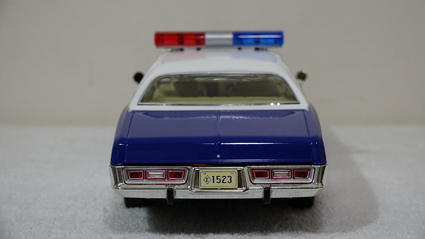 1/18 scale Osage County Sheriff 1975 Plymouth Fury with custom added lights and siren. FREE SHIPPING