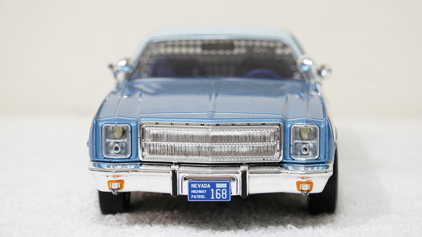 1/24 scale Nevada Highway Patrol 1978 Plymouth Fury with custom added Lights and Siren  FREE SHIPPING!!
