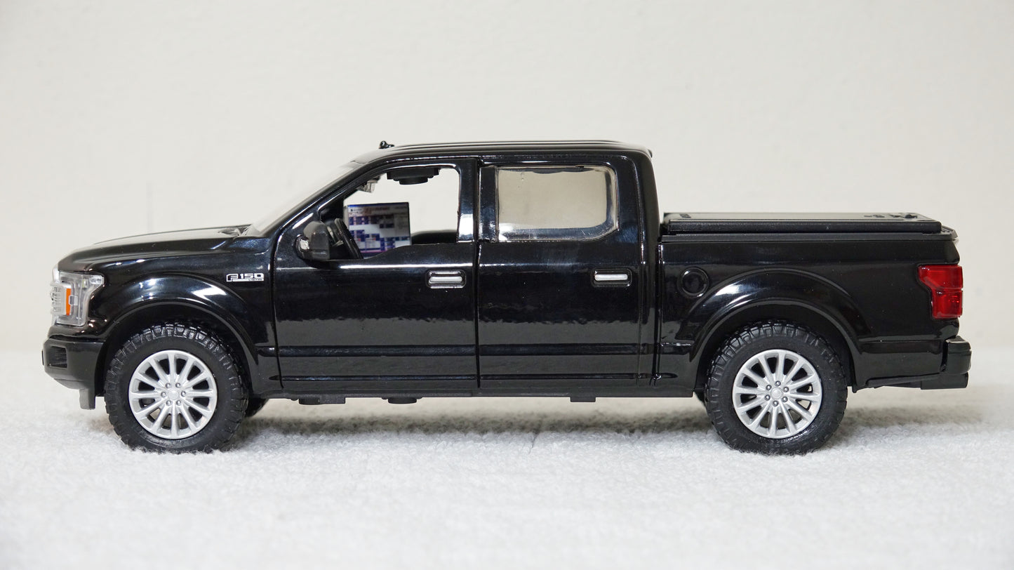 1/24 scale Black Undercover Police 2019 Ford F-150 with custom added lights and siren. !!FREE SHIPPING!!