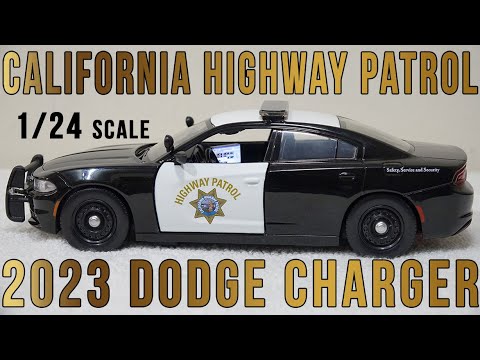 1/24 scale California Highway Patrol 2023 Dodge Charger with custom added lights and siren. !!FREE SHIPPING!!